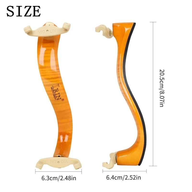 

Adjustable Violins Shoulder Rest with Height Adjustable Feet Violins Shoulder Rest Pads for 4/4 Size Violins Accessories