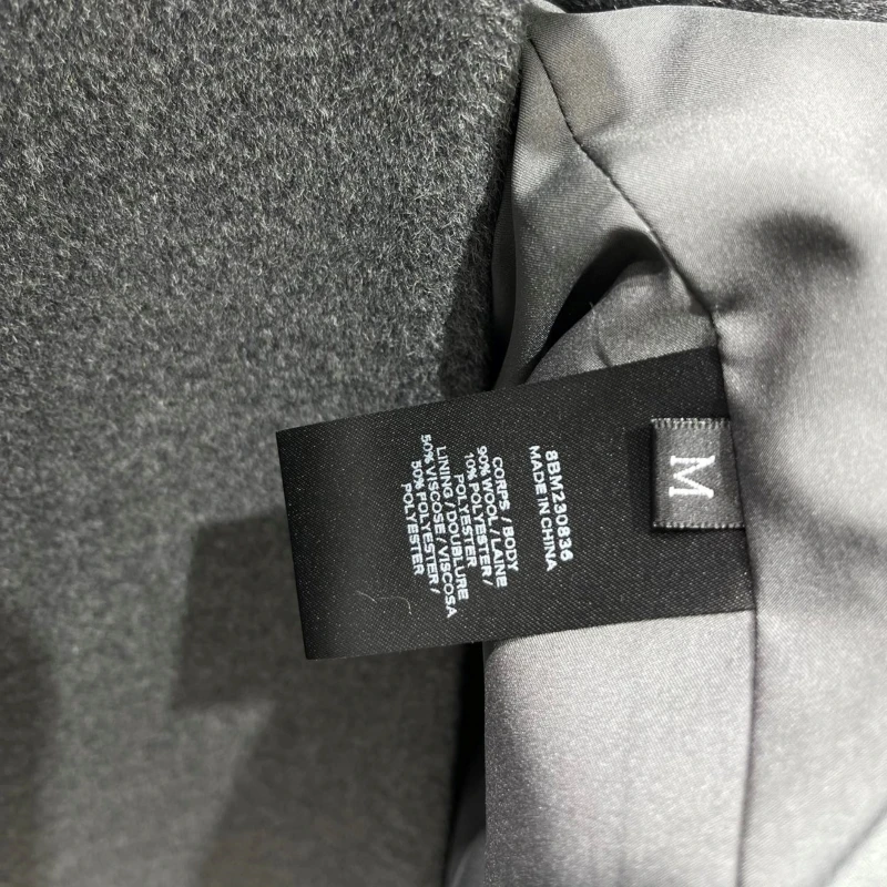 24new outerwear novos casacos e jaquetas 90% lã novo casaco de lã cinza trench coat longo casaco de lã casaco de alta qualidade fino ajuste