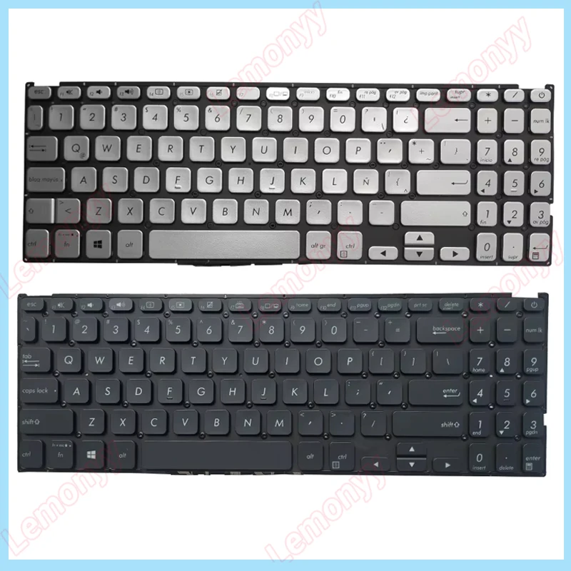US/Spanish/Latin laptop Keyboard for ASUS vivobook X512 X512D X512FA X512DA X512UA X512UB F512FA F512FA-AB34 F512UA