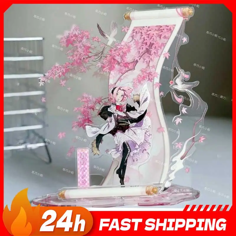 

Anime Peripherals Sakura Haruno Figure Acrylic Stand Sakura Haruno Figurine Standing Plate Decoration Collection Toys Gifts