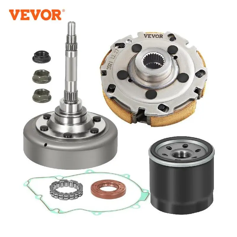 VEVOR Wet Driven Clutch Kit With Oil Seal Fit for Bennche Bighorn Excalibur UTV 500 / 700 Massimo Alligator Menards Yardsport