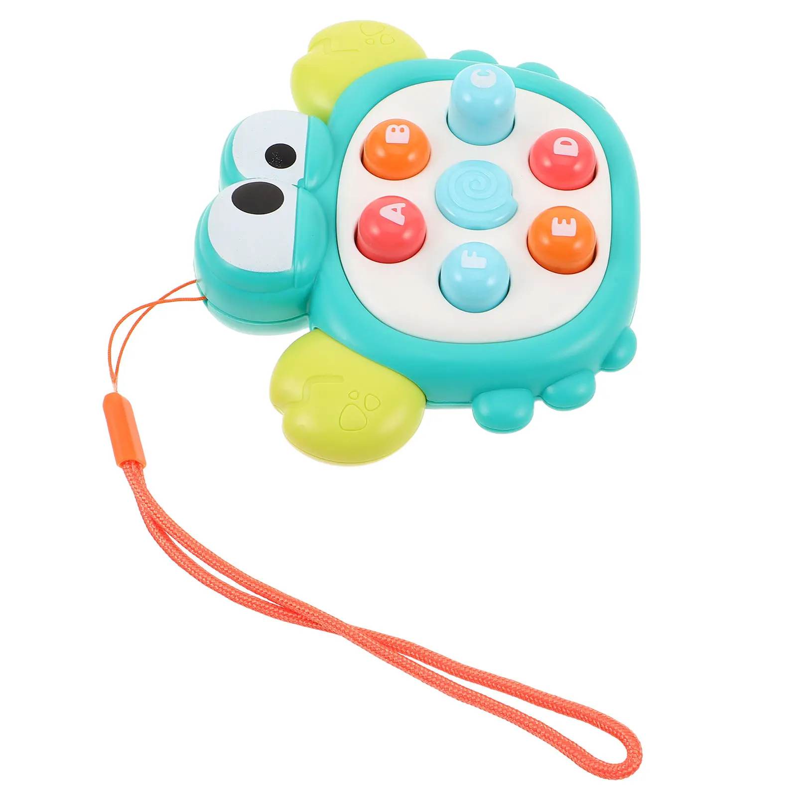 

Миниатюрная портативная развивающая игра-стучалка с кнопками для раннего обучения, интерактивная сенсорная игрушка для мальчиков и девочек, идеальна для путешествий