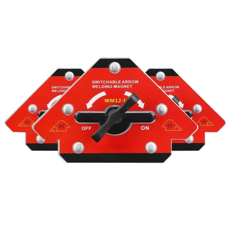 Magnetic Welding Positioner 90 Degree Right Angle Holder Strong Magnetic Fixed Angle Auxiliary Welding Tool