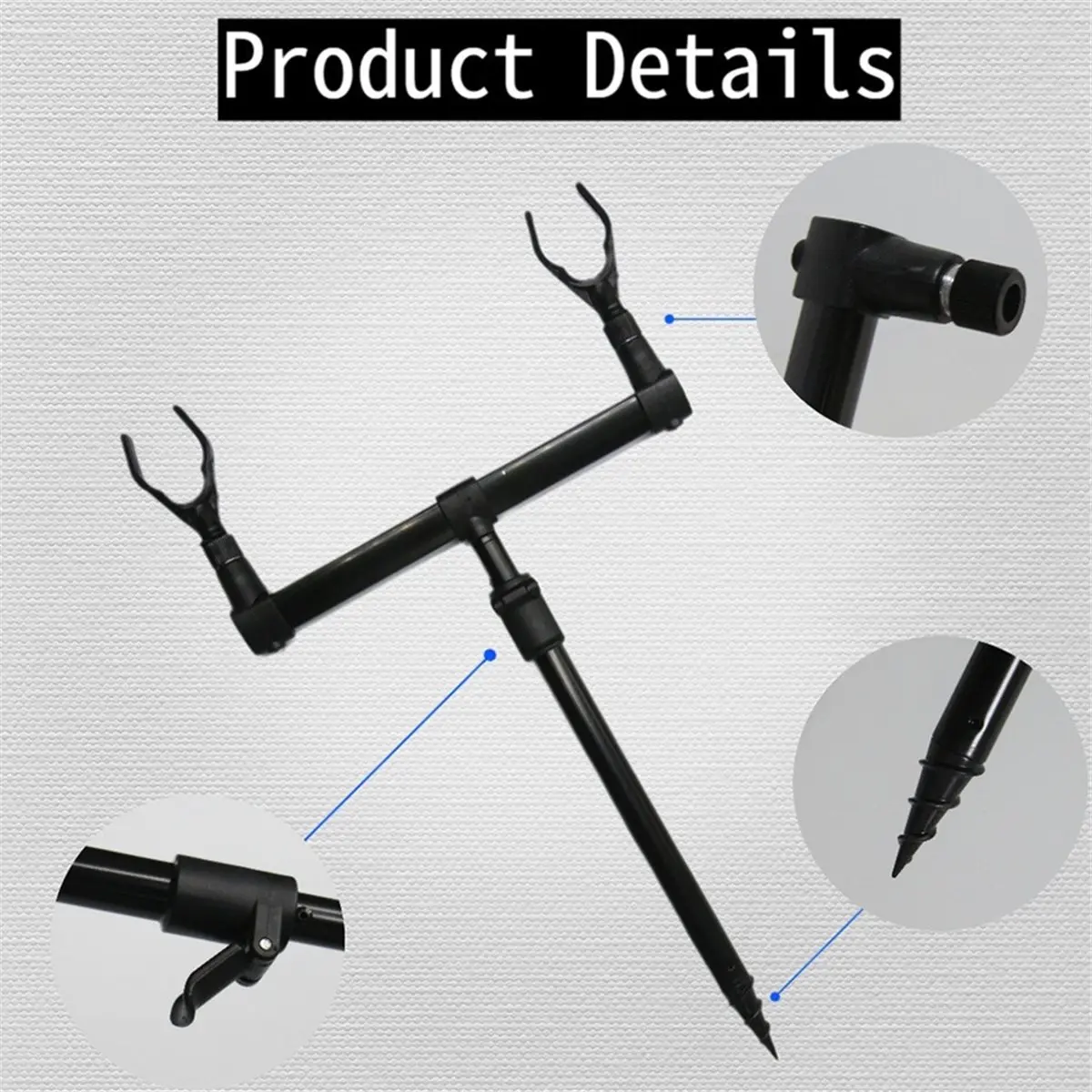 【MUST-HAVE LIST】 Fishing Rod Multi-Rod Bracket Ground Plug Stable Load-Bearing Fishing Accessories