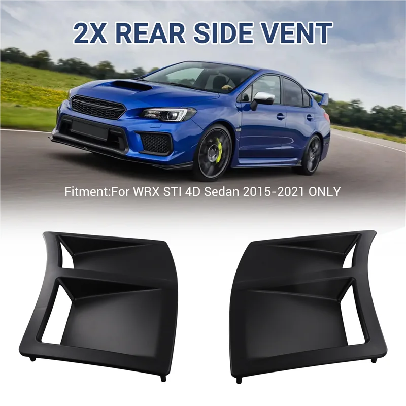 

Car Rear Side Vent Fender Intake Cover Fit For SUBARU WRX STI 4Th 2015-2021 A-AD39