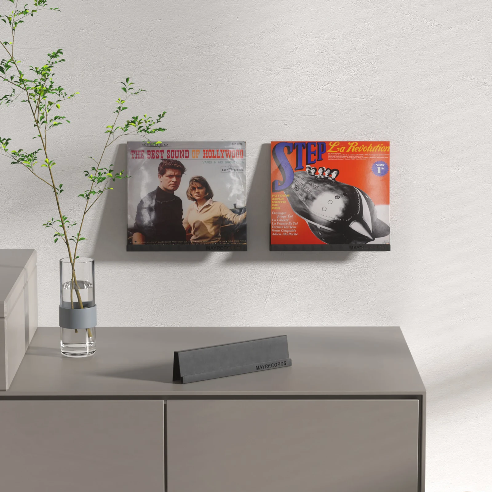 다리미 LP 디스플레이 스탠드 스토리지 크리에이티브 비닐 레코드 걸이 랙 책장 매거진 거치대, LP 벽 데스크탑 스토리지, 2 가지 색상