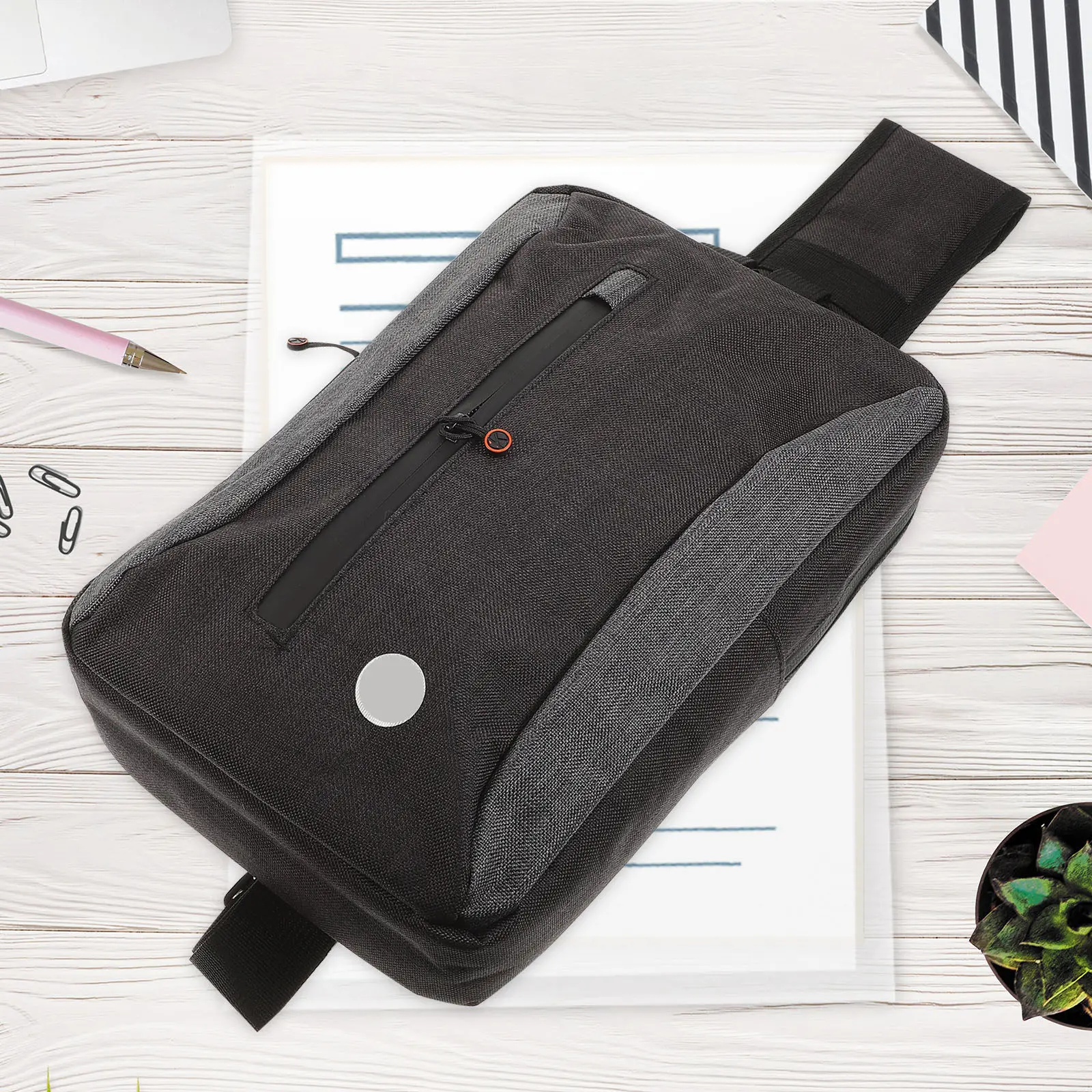 

1Pcs Bike Handlebar Bag High Quality Polyester Waterproof Sling Backpack Multi-Use Bike Frame Pouch for Travel Outdoor Sports