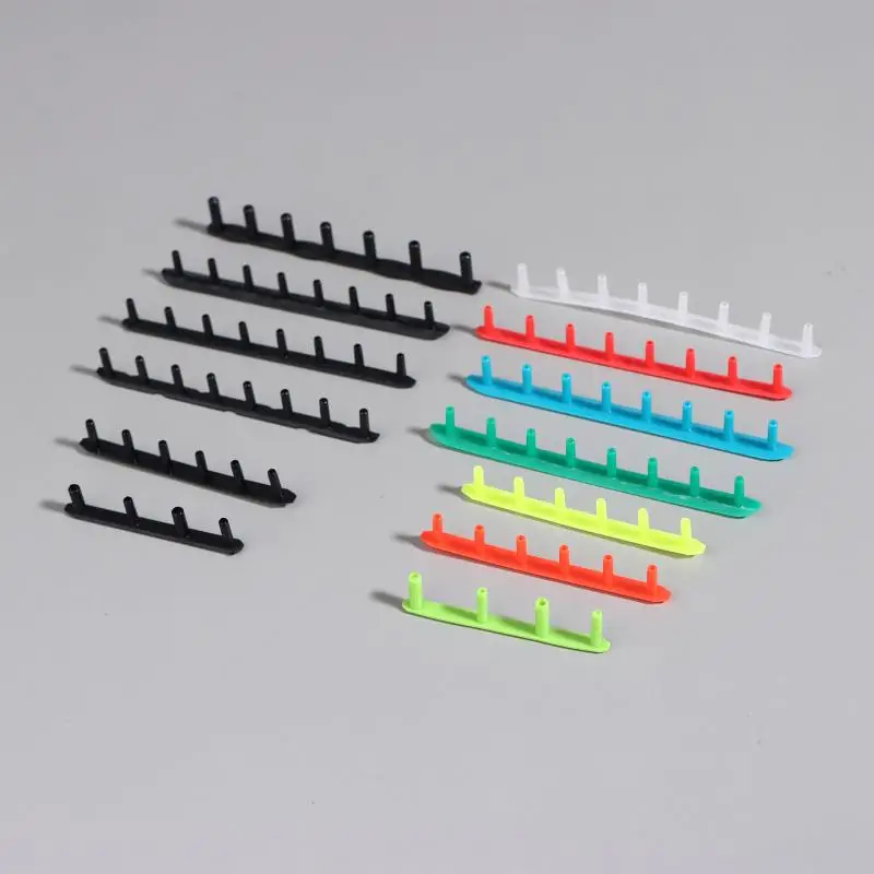 Multiple Nails Badminton Racket Grommets Nylon Tubes String Protector Anti Wear for Indoor Outdoor Game Training