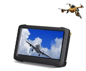 2.4Ghz 5.8Ghz Drone FPV Video Receiver HD Wireless Video Monitor with 5 inch LCD Monitoring