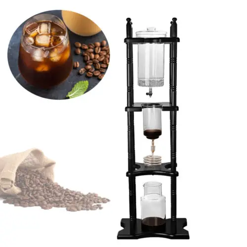 

Glass Dutch Coffee Dripper Brown Ice Drip Coffee Maker Cold Brew Coffee Maker