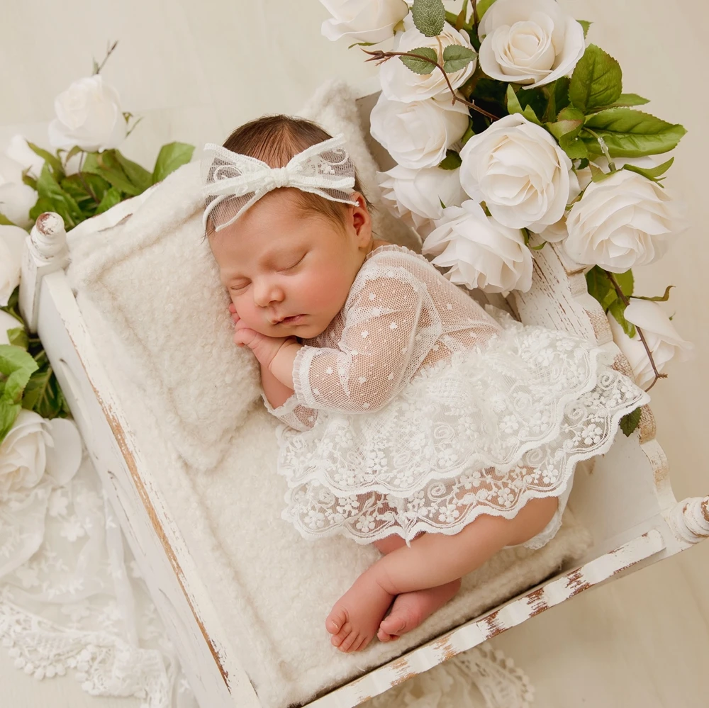 baby-girl-photography-outfits-lace-princess-dress-infantes-photo-shoot-studio-props-toddler-white-mesh-romper-prop-clothing