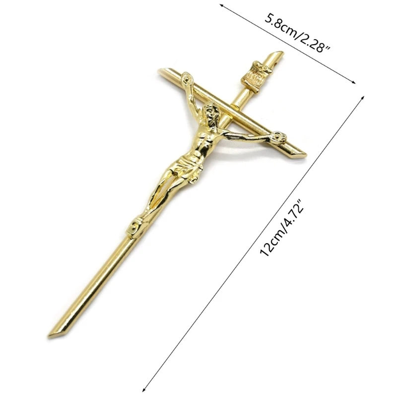 10pcs Crucifix Wall Metal Catholic Hanging Wall Decoration Blessing Sacred Baptism Gift for Church