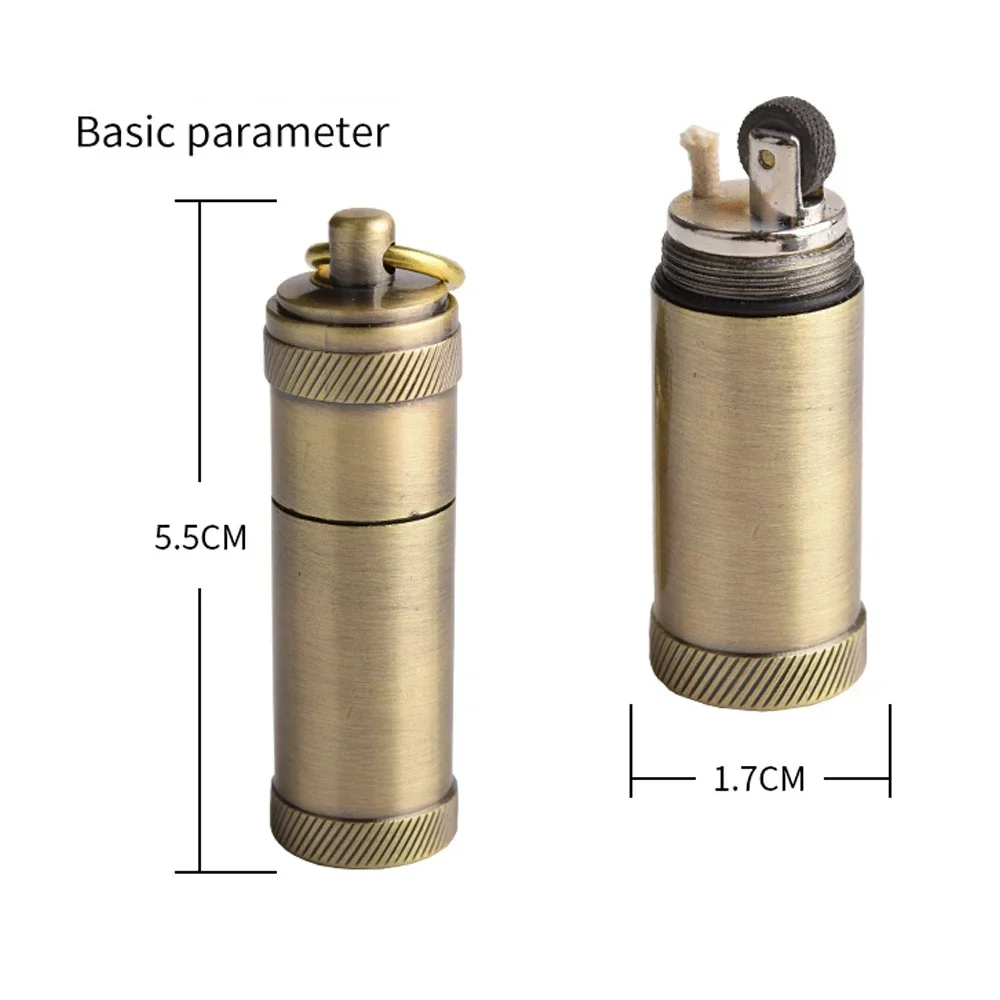 2026 Classic World War II I German Trenches Kerosen Lighter Mini Nostalgic Bullets Vintage Gasolin Small Cigarette Isqueiro