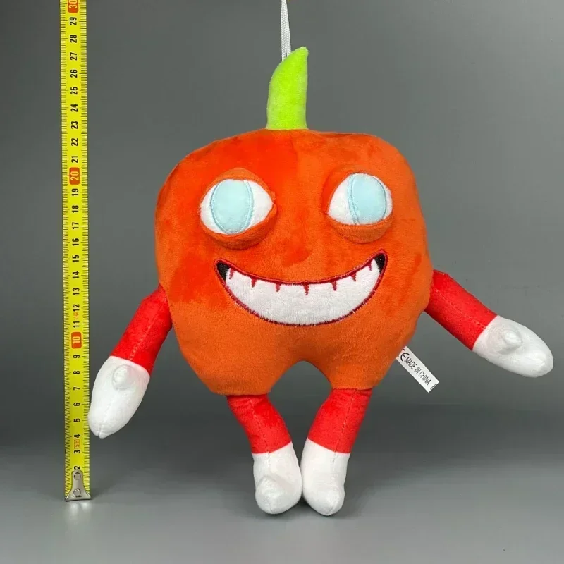 Pizza Tower ของเล่นตุ๊กตายัดไส้การ์ตูนนางสาวมะนาวและ Mr. Tomatos Peppino ตุ๊กตาตุ๊กตาเกม Plushie วันเกิดคริสต์มาสของขวัญ