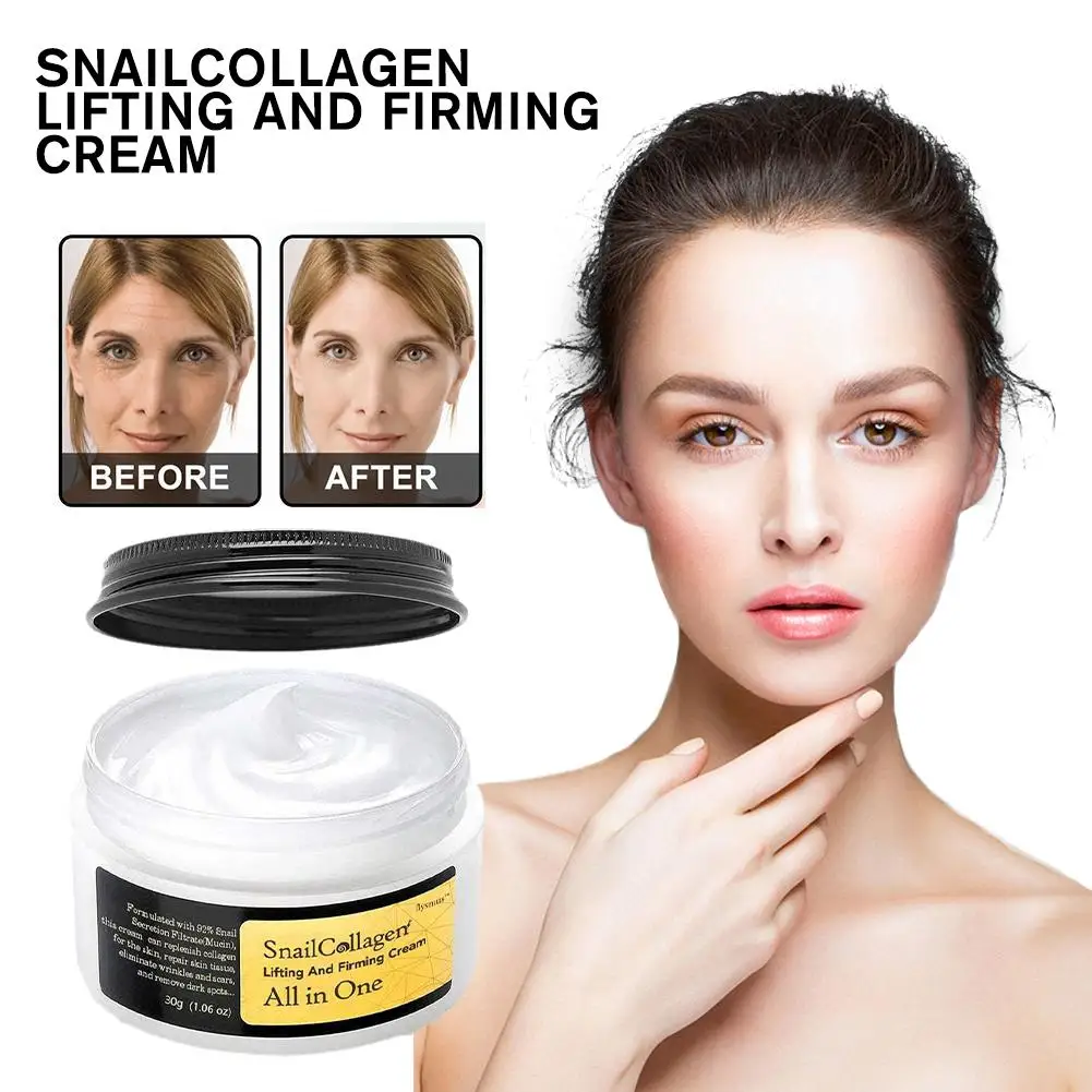 Snail Collagen Face Cream Moisturizing Brighten Whitening Cream Lifting Firming Fade Fine Lines Cream Korean Cosmetics Skin Care