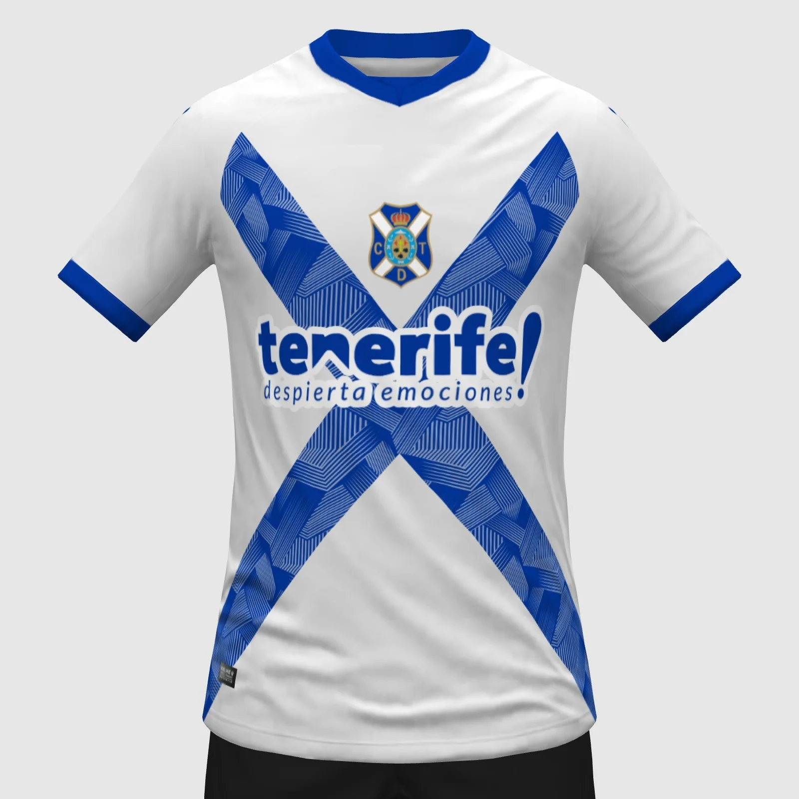 Teneriffa Fußballtrikot 26-27 Enric Gallego Sporttrikot 18 Trikot 2026 Sommer Herren Sporttrikot Atmungsaktiv Schnelltrocknend Y2K-Stil – Detail 13