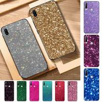 Shining Glitter Sequins Phone Case for Huawei Y 6 9 7 5 8s prime 2019 2018 enjoy 7 plus