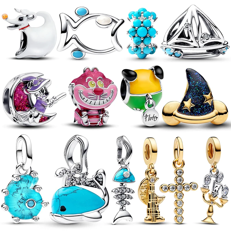

Charm 925 Originale New in Pendant Bead Fits Bracelet Bangle Necklace For Charms Silver 925 Women Luxury DIY Jewelry Making Gift