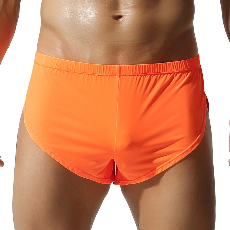 TAUWELL Herren Modische Atmungsaktive Eisseide Haushose Hochgeschnittene Lässige Boxershorts Arro Hosen Bequeme Lounge-Bekleidung – Detail 19