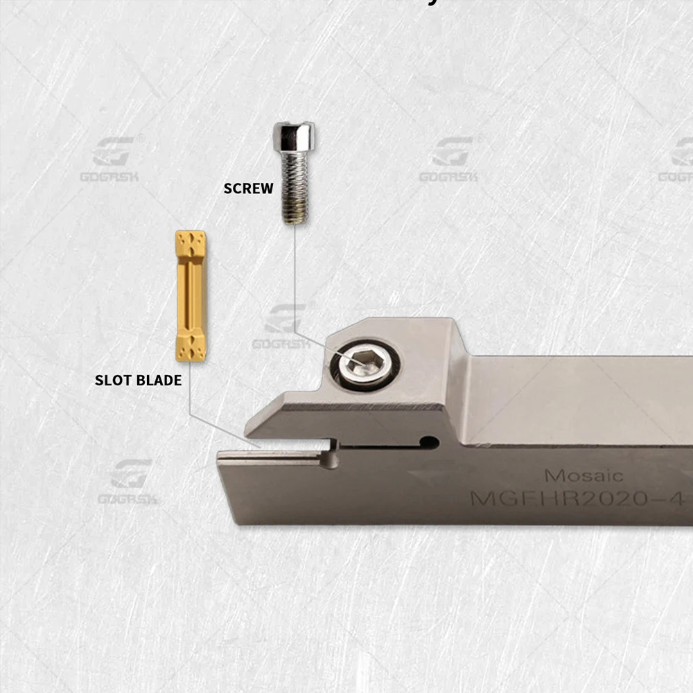 Imagem -04 - Cnc Steel Slotting Arbor Lathe Cutter Grooving Turning Tool Suporte de Ferramentas Primavera Mgehr1212 Mgehr1616 Mgehr2023 1pc