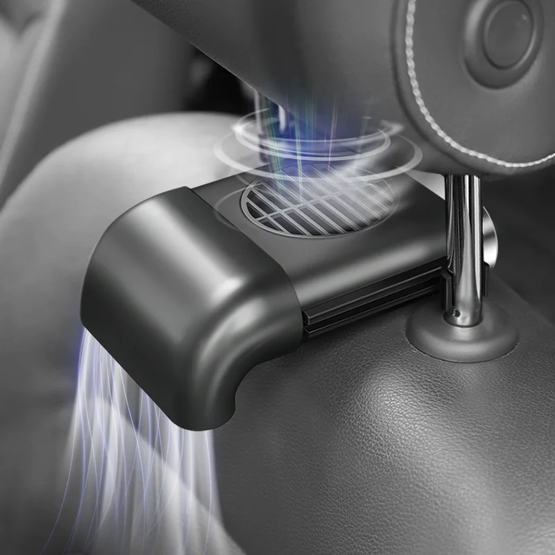 Car seat fan, back ventilator, car backrest cooling, car rear mini fan, 12v