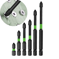 Greener Impact Strong Magnetic Batch Head Cross High Hardness Hand Drill Bit Screw Electric Screwdriver Set 50 65 70 90 150mm