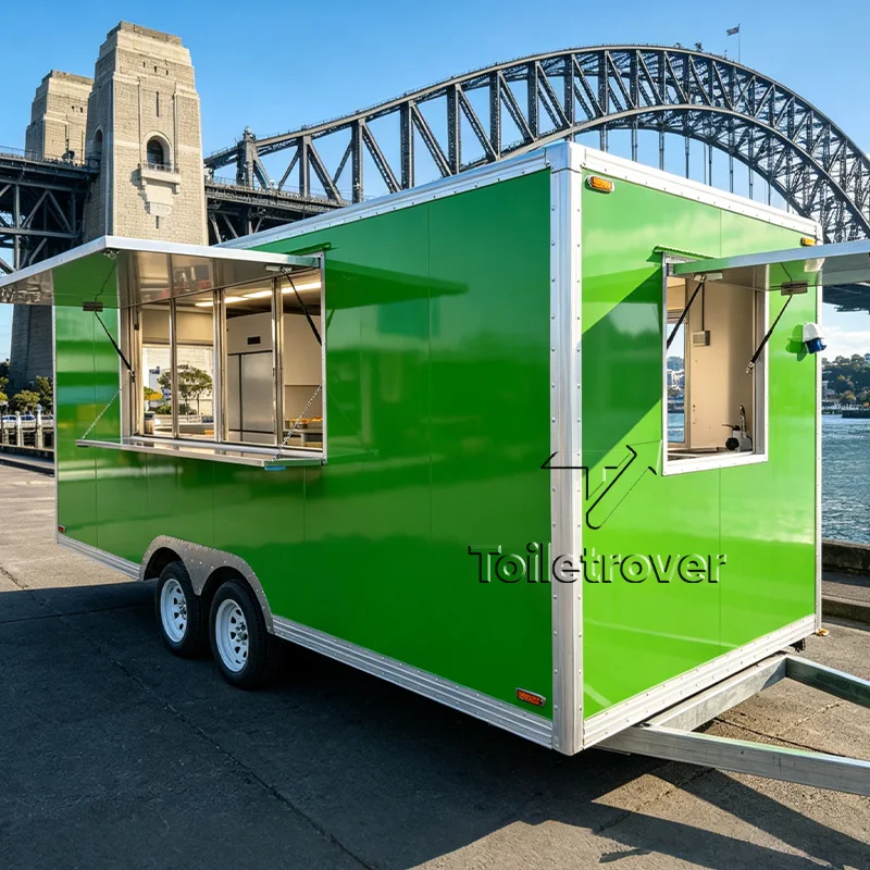 

Wholesale Hot Dog Food Cart Fancy Food Truck Trailer Mobile Food Truck Fast Food Truck with Concession Window