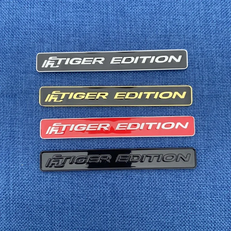 Metal Tiger Edition CCar Rear Trunk Badge Decal Sticker for Land Rover Discovery Range Rover Evoque Freelander Aurora Defender