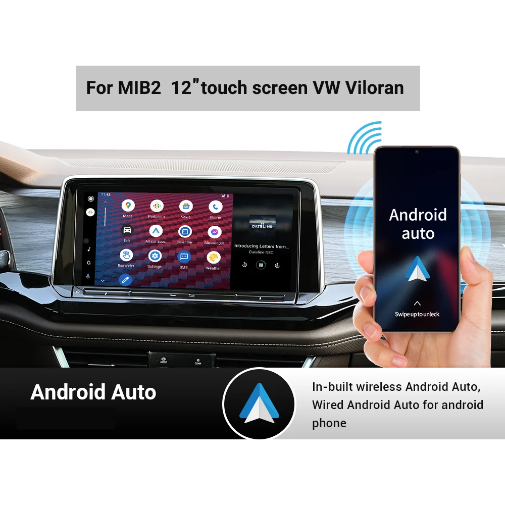 Hualingan Android CarPlay multimedia box for Volkswagen viloran Apple CarPlay Android Auto Radio navigation stereo upgrade