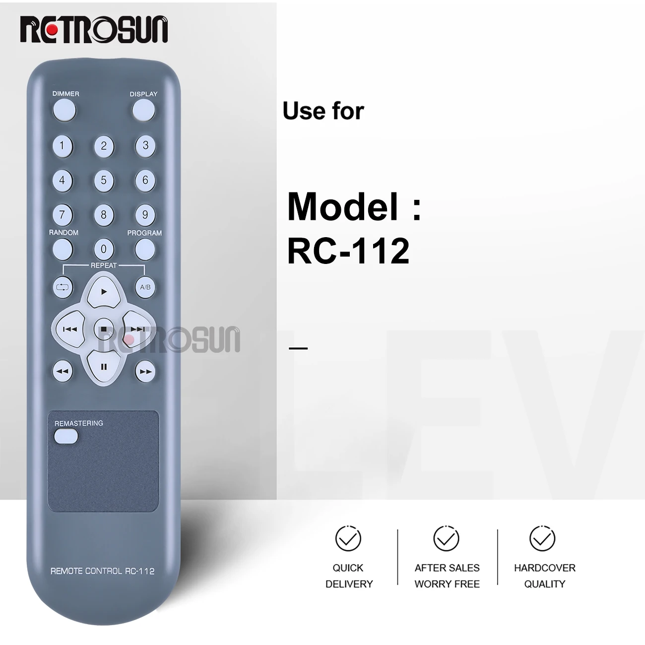 RC-112รีโมตคอนโทรลใหม่สำหรับรีโมตคอนโทรลของเชอร์วู้ด