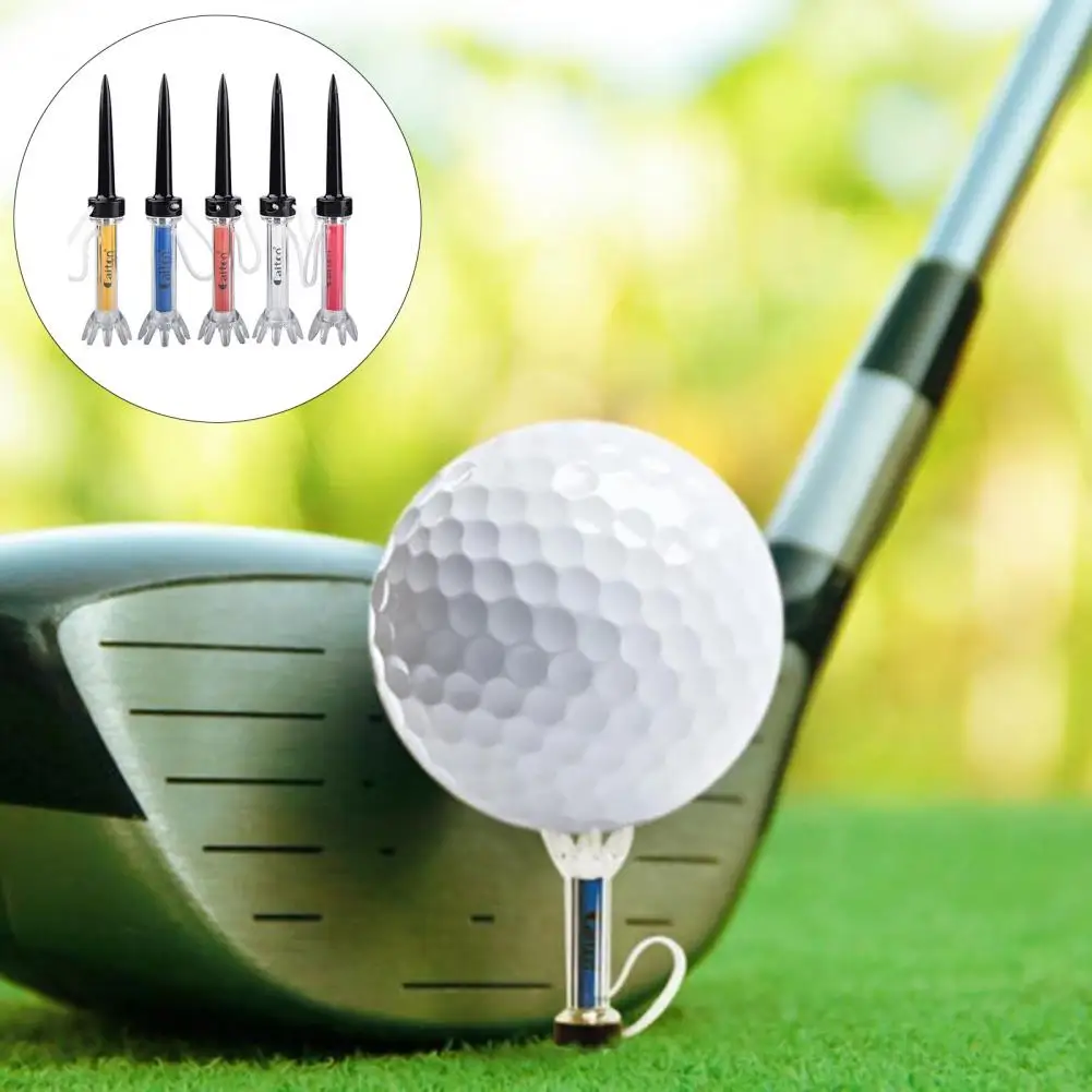 Golf Tee with Magnetic Connection Flexible Magnetic Golf Tees for Training Practice Ball Holder with 360 Degree Bounce Outdoor