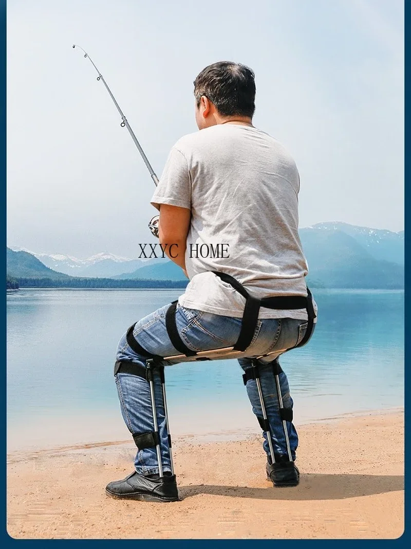 

Portable Sports Wearing Invisible Seat Folding Stool Exoskeleton Wearing Chair Fishing Travel Multifunctional Seat