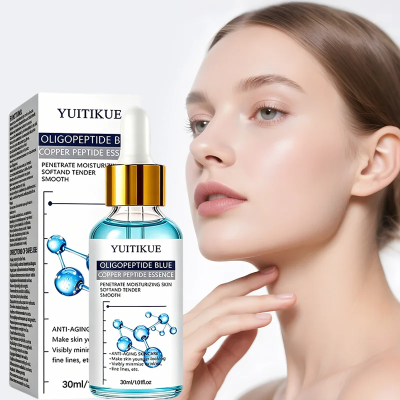 Oligopeptide Wrinkle - YUITIKUE Blaues Kupferpeptid Gesichtsserum 30ml Oligopeptid