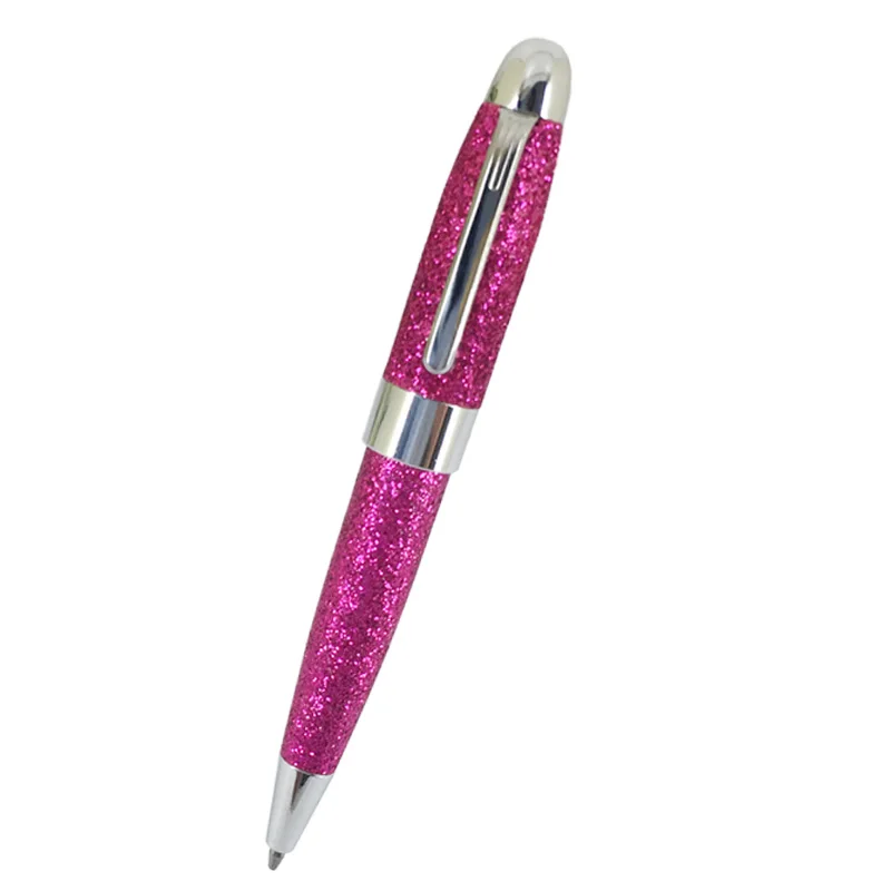 

ACMECN Mini Pocket Red PU Leather Glitter for Noted Book Stationery Shop Design Fashion Bling Ball Pens