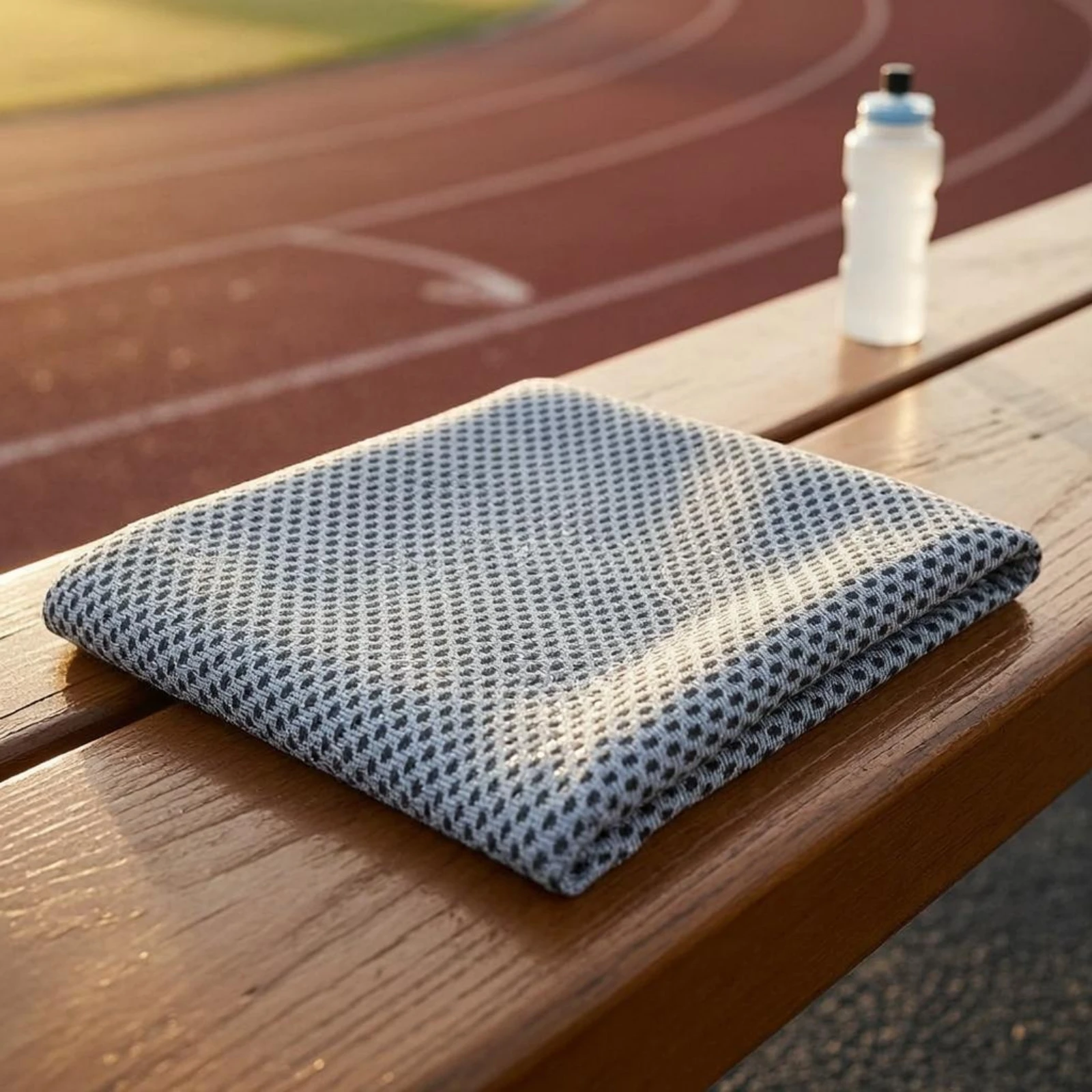 Double-Layer Cooling Towel Folded Mesh Cooling Towel Athletic Accessory Lightweight Reusable for Outdoor