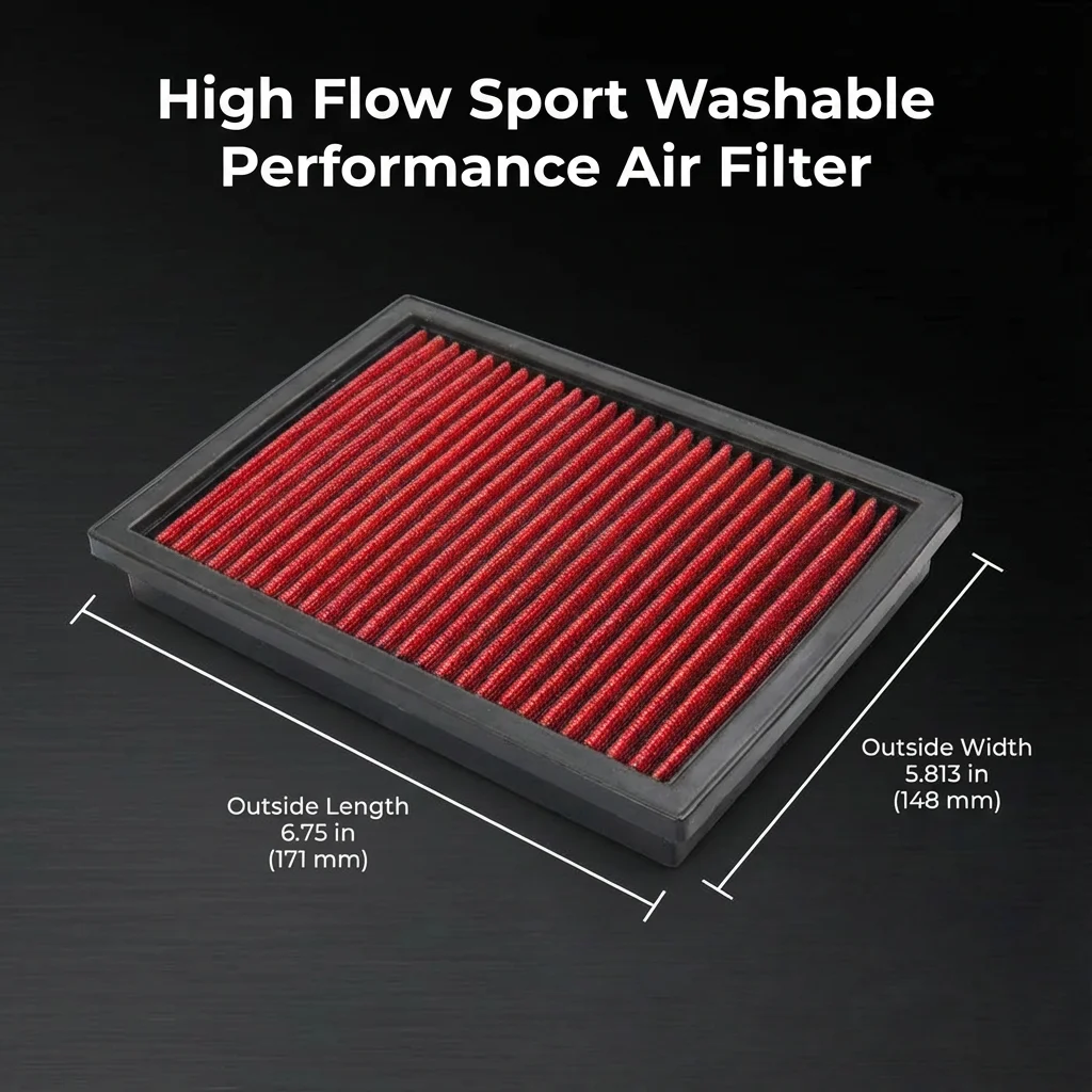 

Для Honda Fit Jazz GE GD Airwave 1.3 1.4 1.5 L12 L13 L15 Gas 2003-2010 Высокопроизводительный спортивный моющийся воздушный фильтр 33-2359