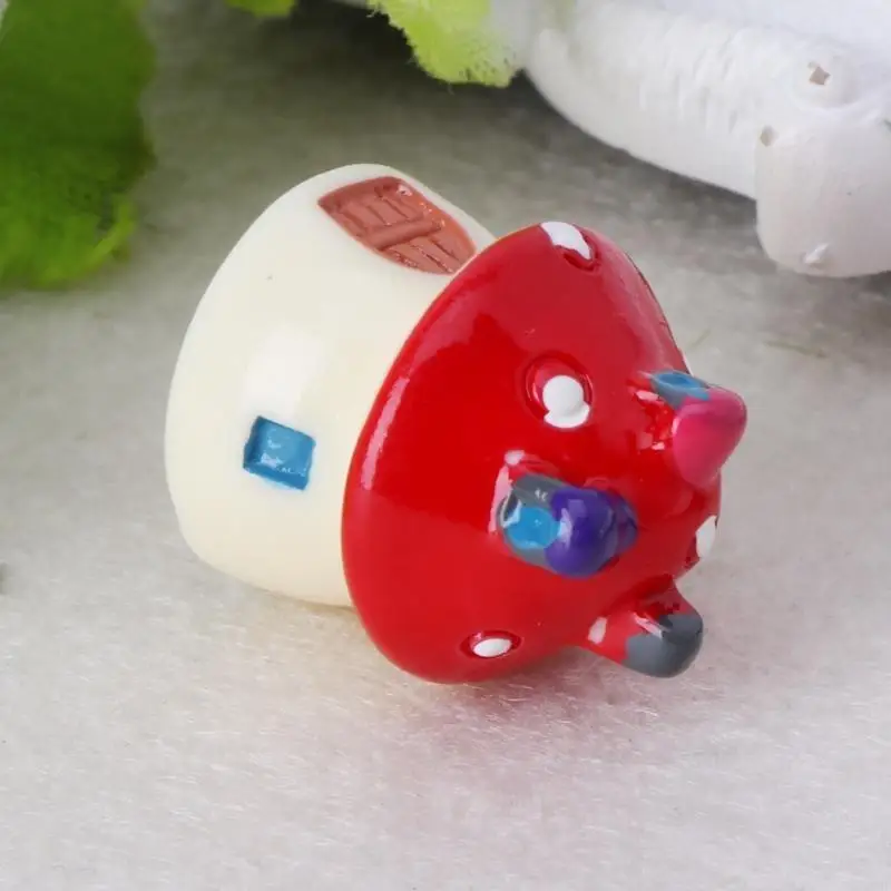 Q39B Грибная статуэтка для грибной статуэтки для кукольного дома Diy Decor Model Kid Gift