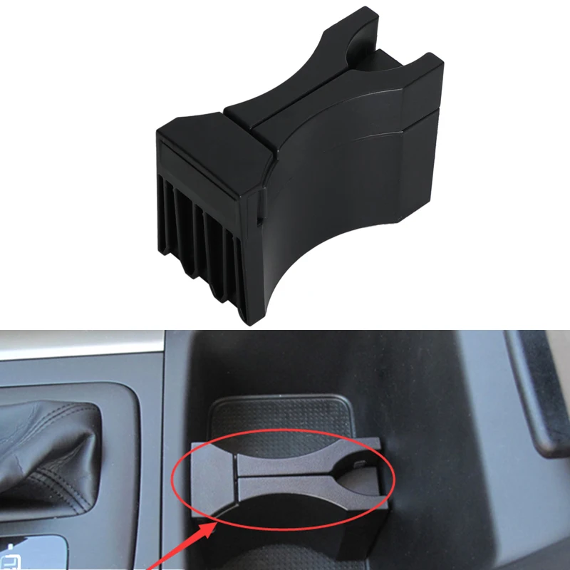 1x Car Center Console Cup Holder Divider Insert Fit For Toyota Prado LC120 2003-2009 For Land Cruiser LC200 2008-20 55633-60040