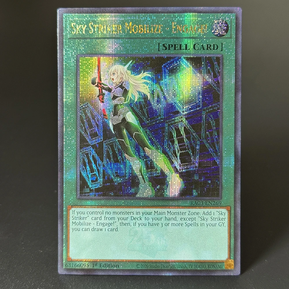 yugioh sky striker cards Yu-Gi-Oh! - Ace - Hayate - CYHO-EN047 - Super Rare - Unlimited Edition Special Summon 1 Sky Striker Ace monster from your Extra Deck to the Extra Monster Zone RA05-EN133SL Sky Striker Ace