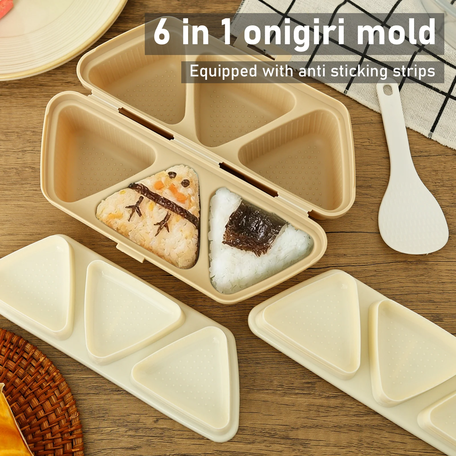 Cetakan Onigiri 6 in 1, Cetaka - Kitchen Gadgets Store ulasan dan harga