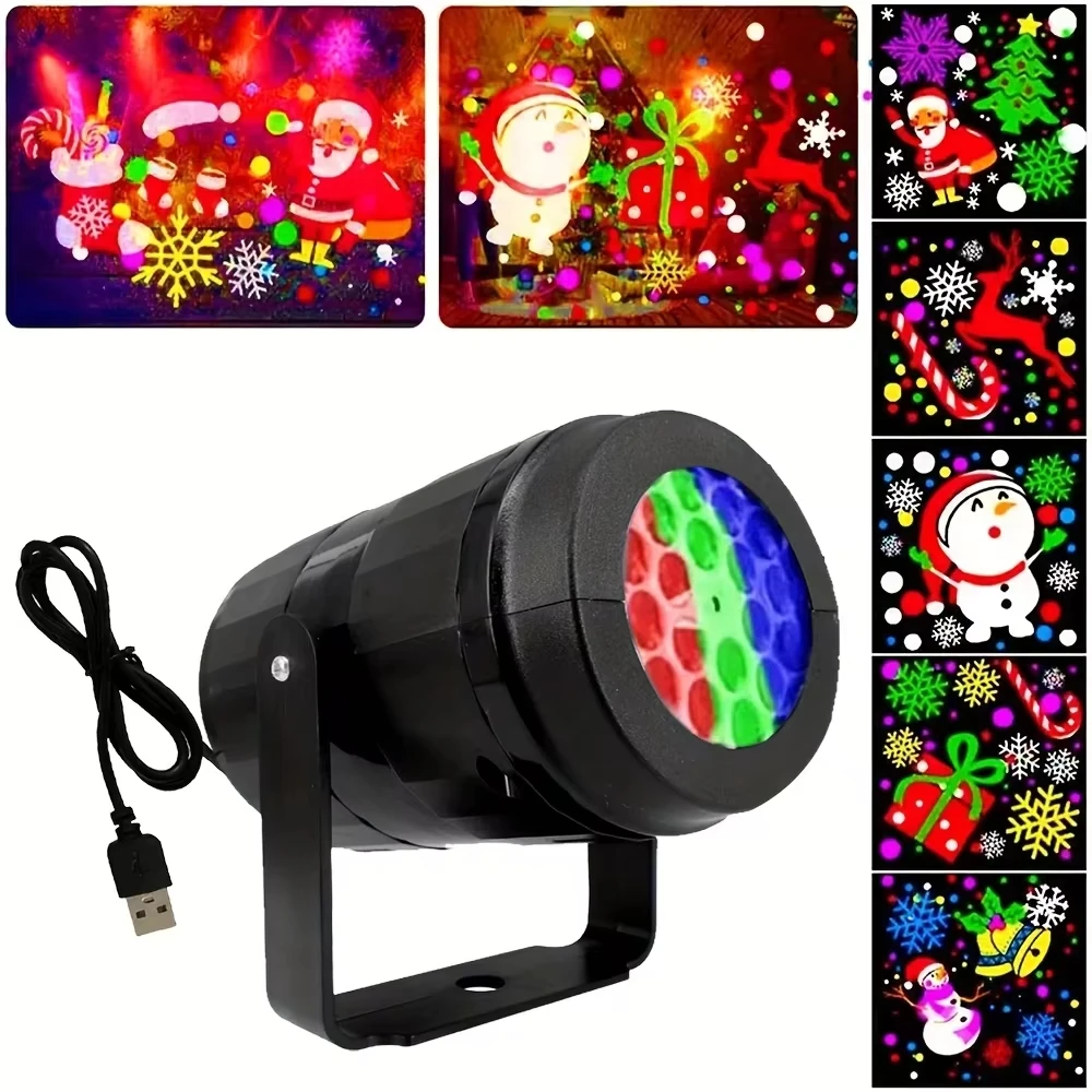 

Christmas Projector Lights Outdoor Holiday Led Projection Lamp Waterproof Xmas Decor Snowflake Laser Light Party Stage Lights