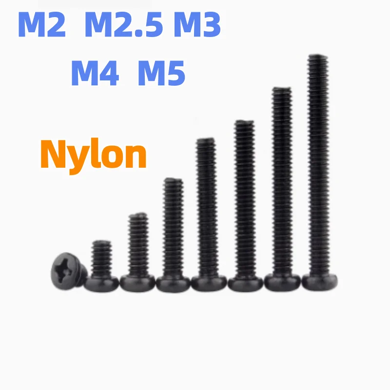 100PCS Black Nylon …