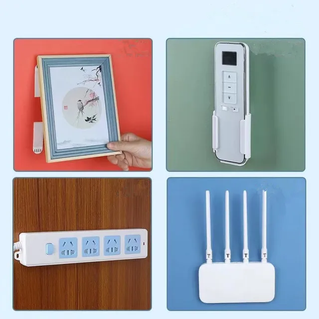 Punch-free Frame Tape Strips Assorted Mounting Self Adhesive Picture Frame Fixed Poster Wall Hook Decorate Fixing wall Hanger 4