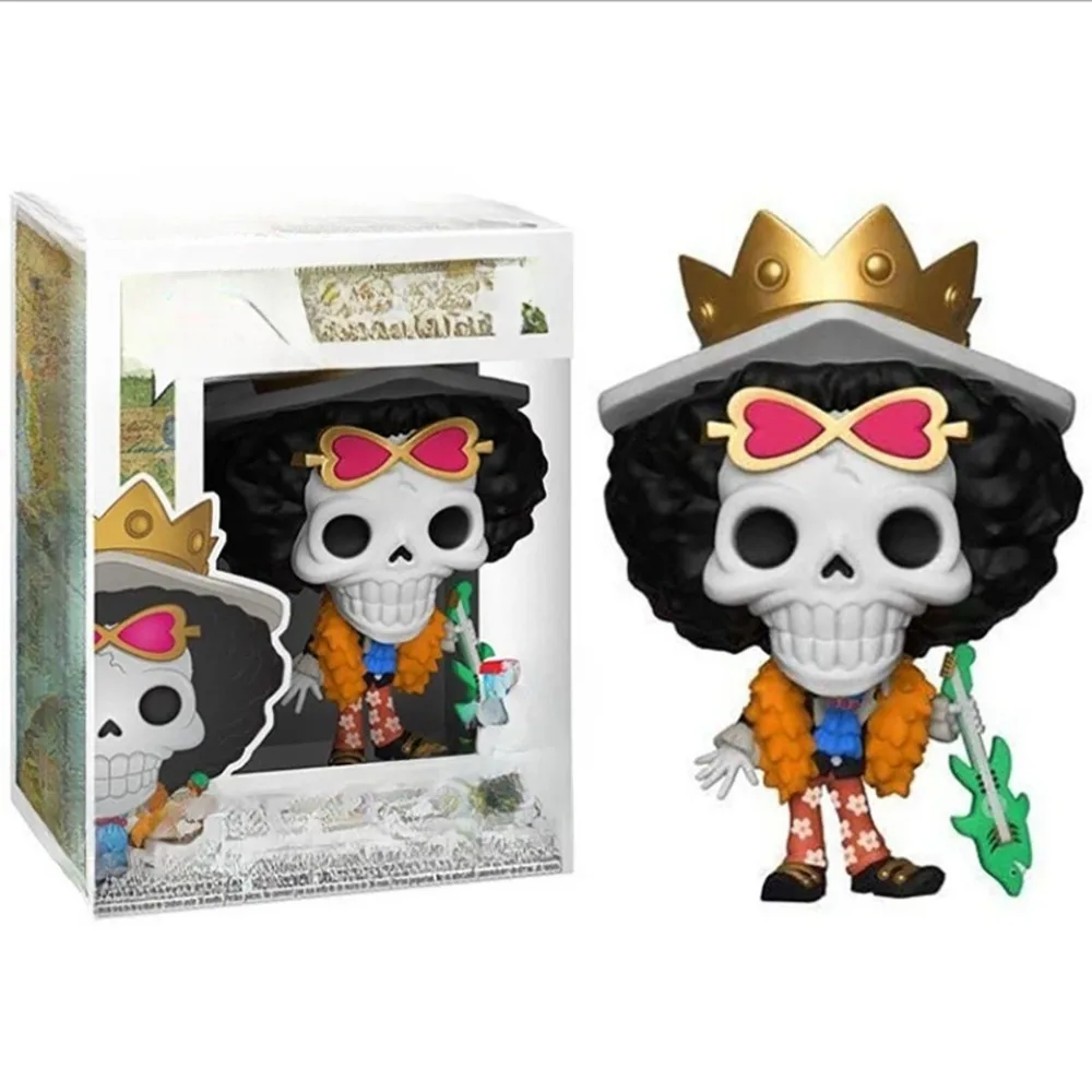 FUNKO جيب قطعة واحدة شخصيات كلاسيكية بروك لوفي رورونوا زورو مضحك حلية لعبة مجسمة الصبي جمع هدايا عيد الميلاد الشعبية