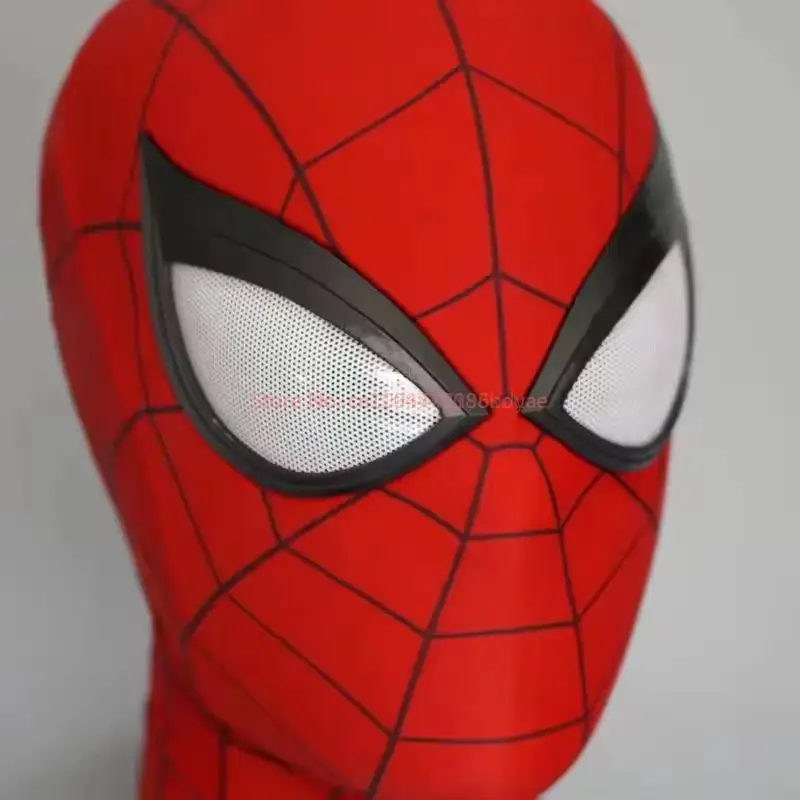 Marvel 1:1 3d homem-aranha máscara nova marca com casca facial artesanal homem-aranha traje de halloween máscara crianças presentes legais