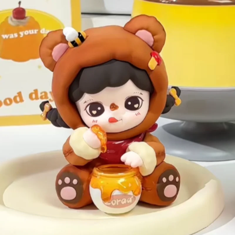 Original zakus bebê fofura é justiça série caixa cega kawaii estatueta nova caixa mistério ornamento de mesa brinquedos de natal presentes