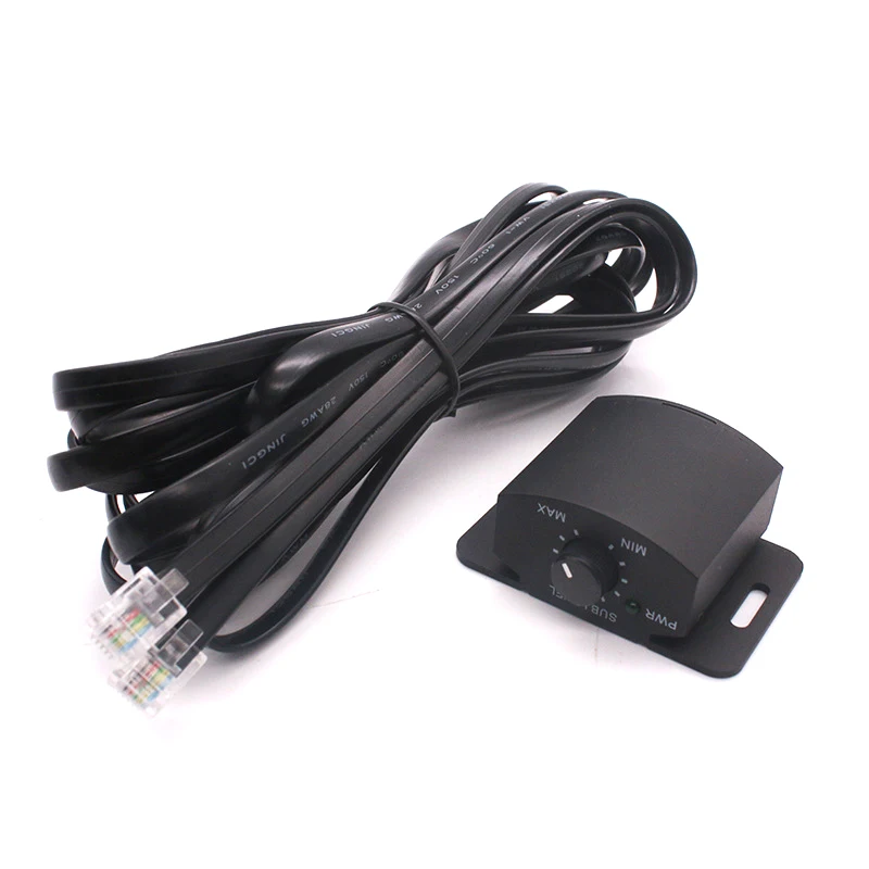 Wzmacniacz samochodowy głośność Subwoofer głośnik głośnik Subwoofer regulowany przełącznik konwerter głośności Subwoofer regulator głośności