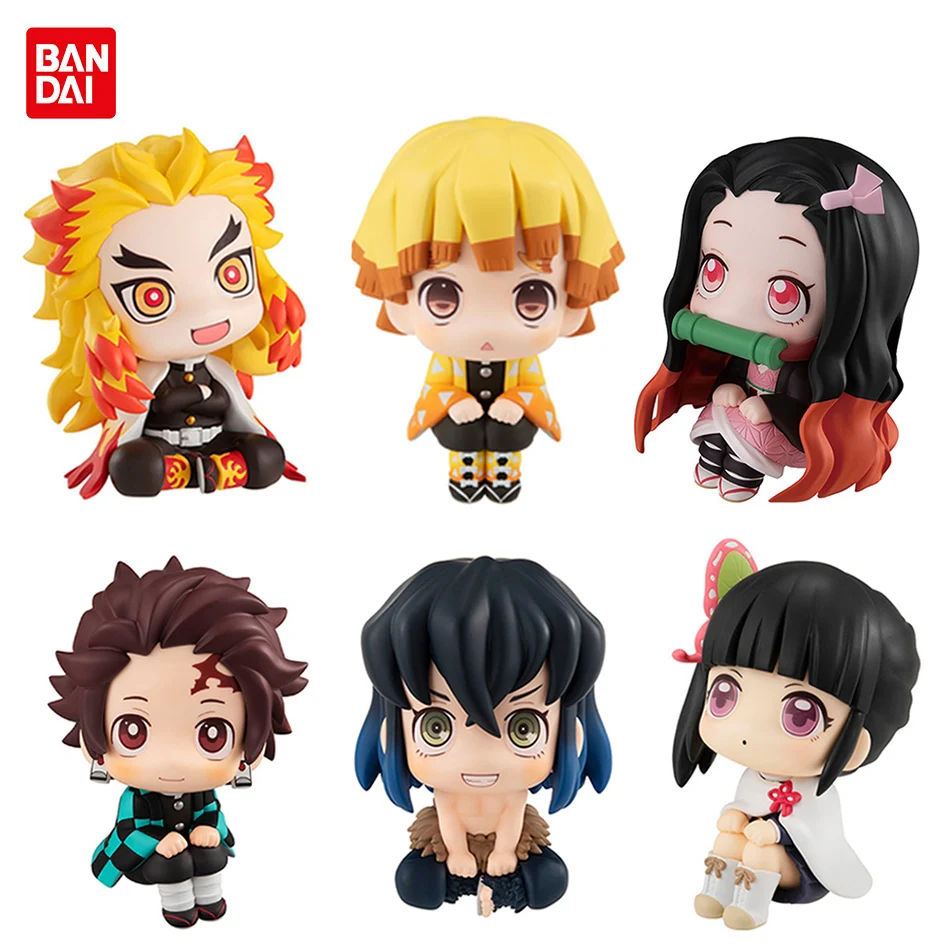 

6pcs Set Anime Demon Slayer Figure Kimetsu No Yaiba Kamado Tanjirou Q Action Doll Agatsuma Zenitsu Nezuko Warrior PVC Model Toys