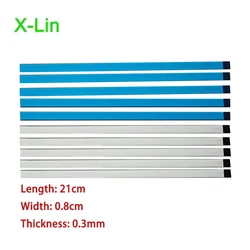 21cm*0.8cm*0.3mm Laptop screen double-sided adhesive mobile phone battery Easy-to-pull tape pull-out strip high-viscosity white