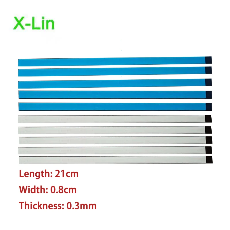 21cm*0.8cm*0.3mm Laptop screen double-sided adhesive mobile phone battery Easy-to-pull tape pull-out strip high-viscosity white